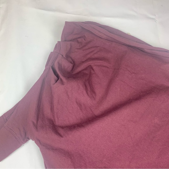 Free People beach FP size small new Free-est modern One Shoulder Burgundy dress - Picture 6 of 8